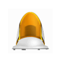 Kontal FL GRI LED Flaşör İkaz Lambası (12~220 Volt)